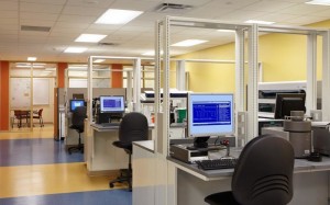 Allina Health Central Laboratory work stations