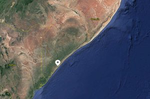Location Map of Kismayo