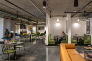 Interior coworking space