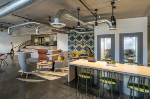 Interior coworking space