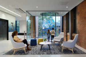 UMN Campbell Hall reception area