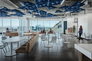 Moov Technologies work café/cafeteria/dining area