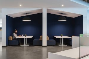 Moov Technologies open office collaboration space