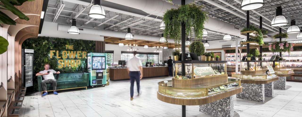 The Flower Shop cannabis retail design